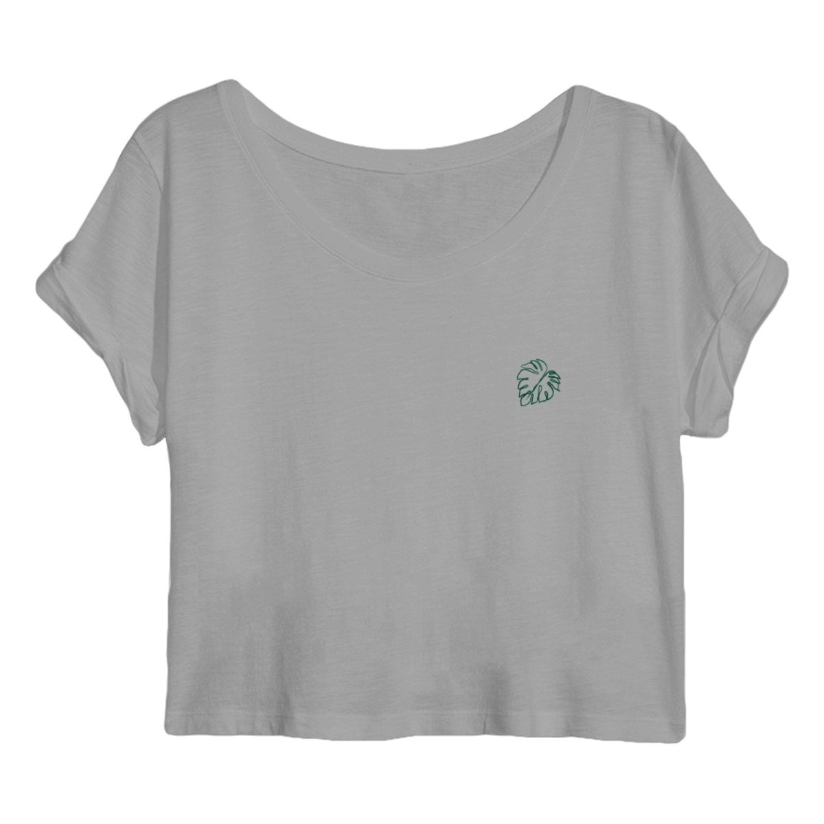 Organic Flow ”Rolled” Crop Tee
