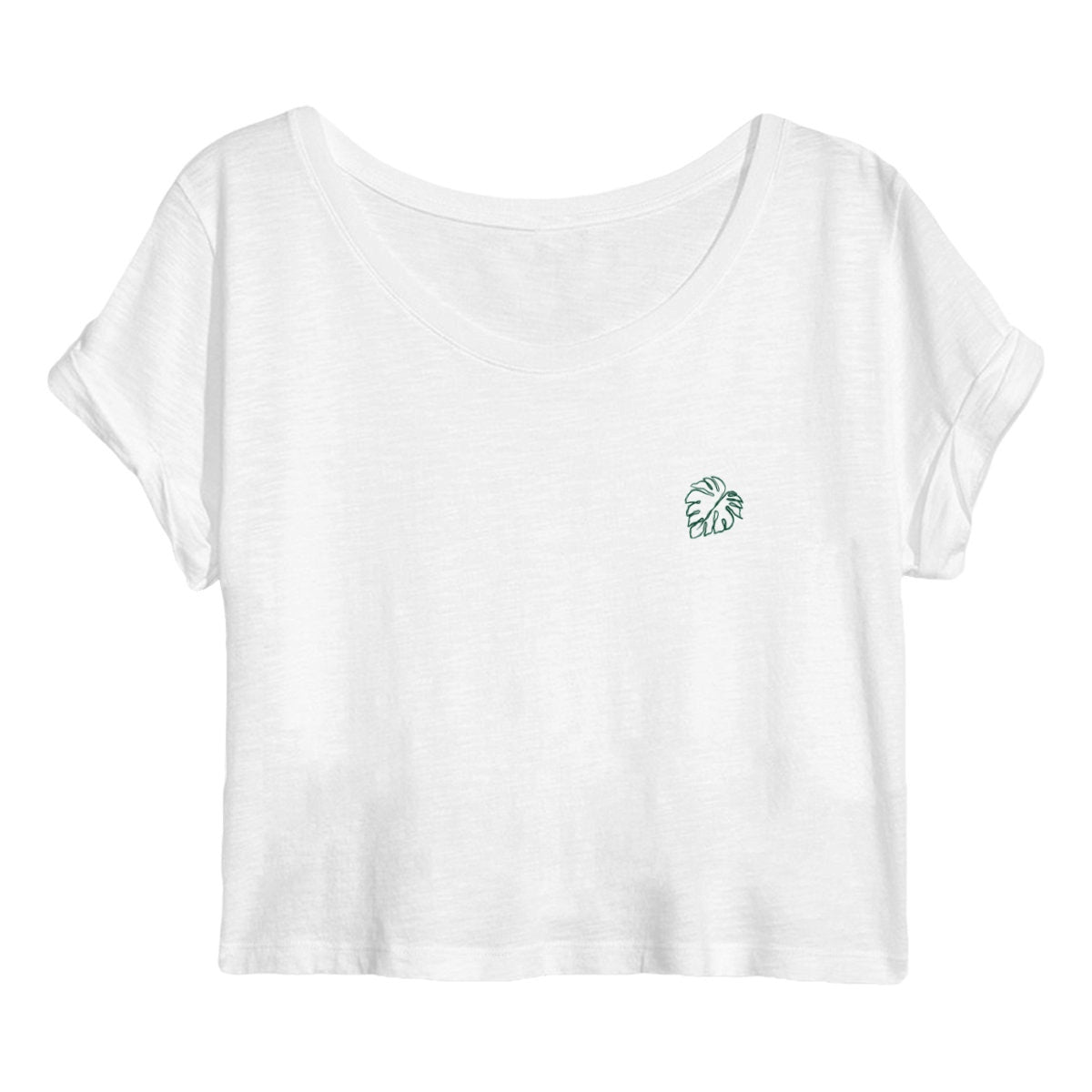 Organic Flow ”Rolled” Crop Tee