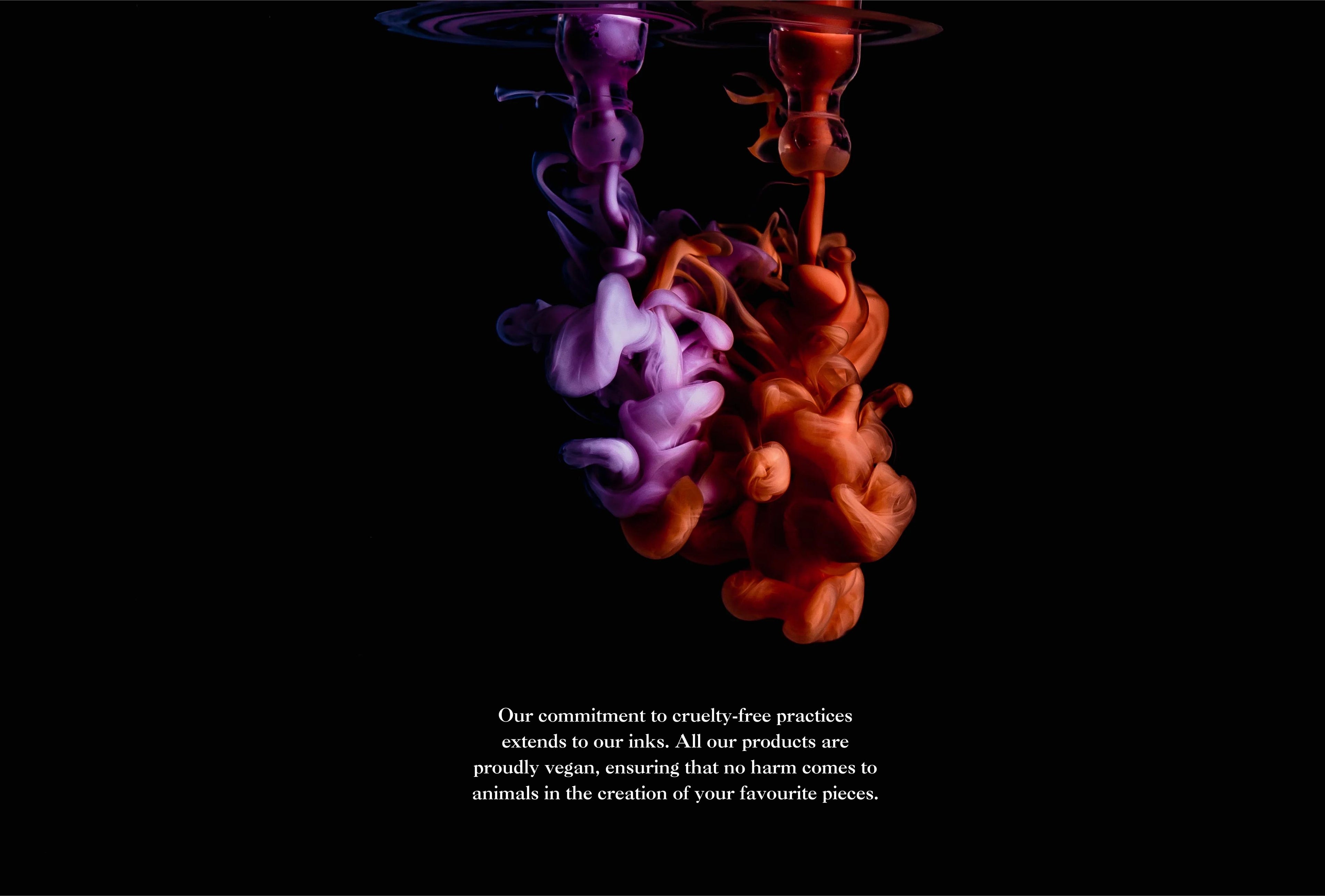 Skin friendly ink organic natural dyes