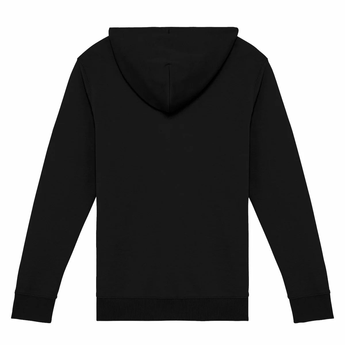 Soft Organic cotton zip hoodie sustainable eco friendly fashion clothing wear softest zip hoodies black jumper dark twilight midnight dusk plain front naaja monstera print hoodie monstera leaf zip hoodie